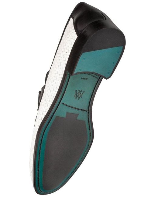 Mezlan White Salva Leather Slip-On for men