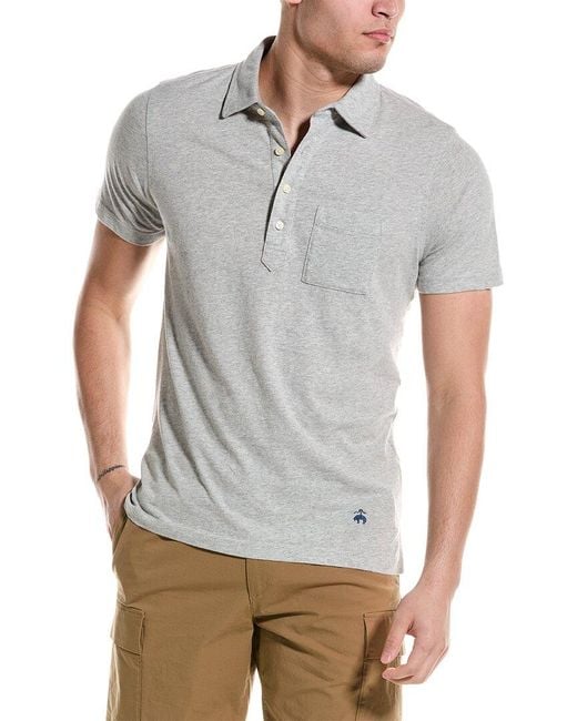 Brooks Brothers Gray Polo Shirt for men