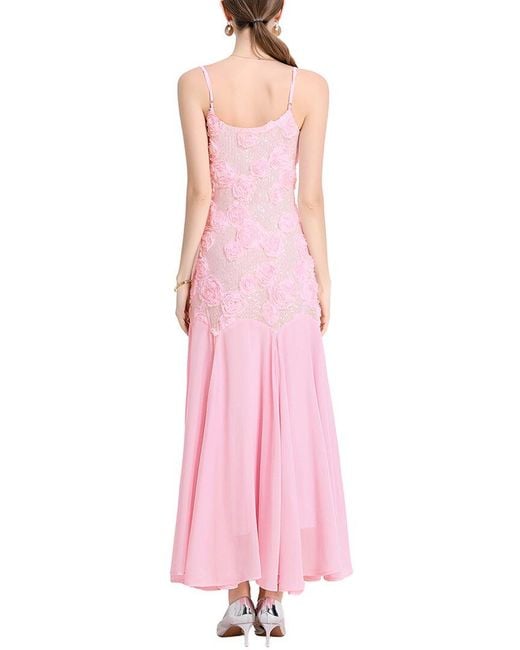 DZA Pink Maxi Dress