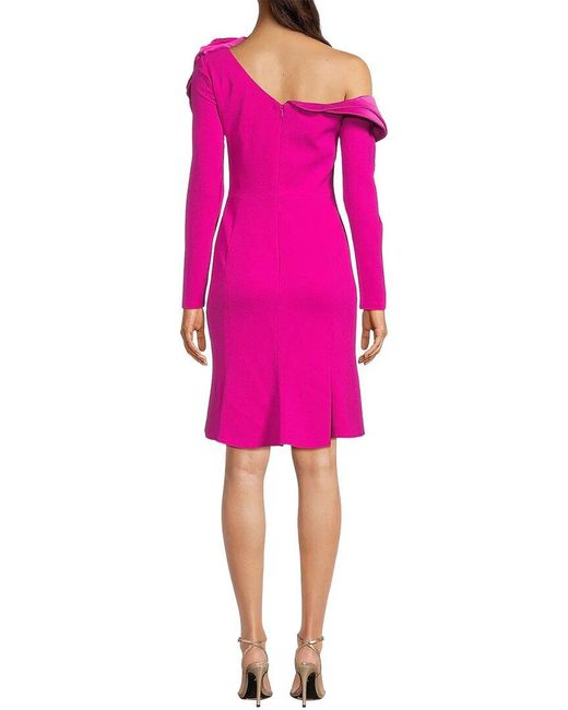 Shani Pink Solid Mini Dress