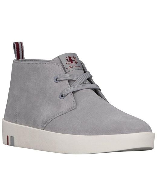 Ben Sherman Gray Thames Suede Boot for men