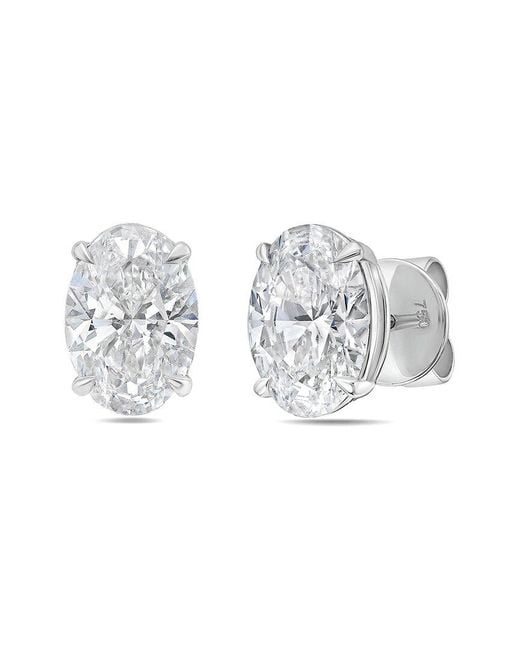 Diana M White Diana M. 14K 4.00 Ct. Tw. Lab-Grown Diamond Earrings