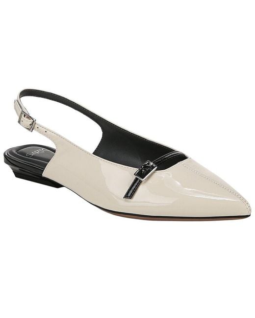 Franco Sarto White A-Emma Leather Mary Jane