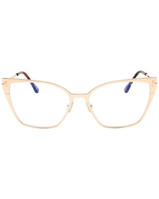 Tom Ford White 56Mm Optical Frames