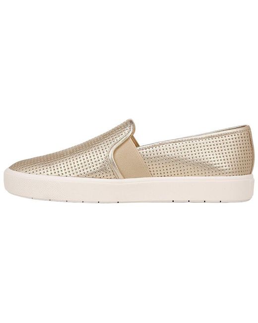 Vince White Blair Leather Slip-On Sneaker