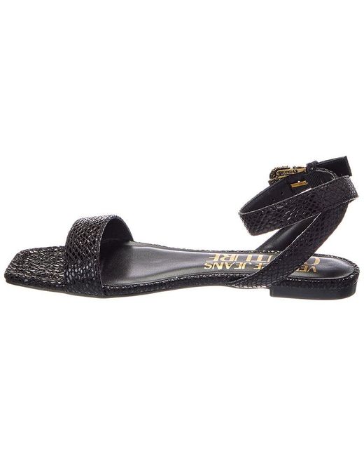 Versace Jeans Black Couture Sandal