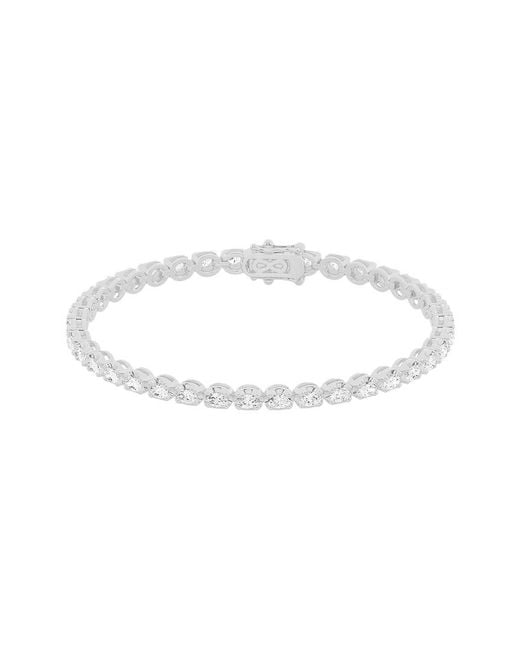 Lab Grown Diamonds White 14K 3.00 Ct. Tw. Lab Grown Diamond Tennis Bracelet