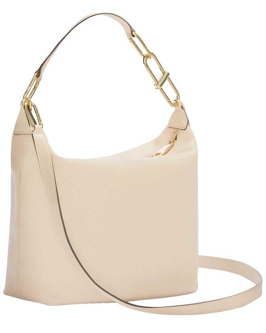 Furla Teia Xl Leather Crossbody in Natural | Lyst