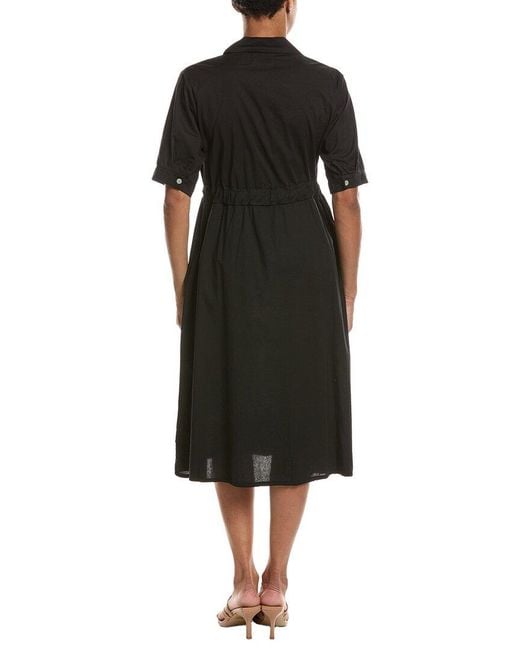 Persaman New York Black Midi Dress