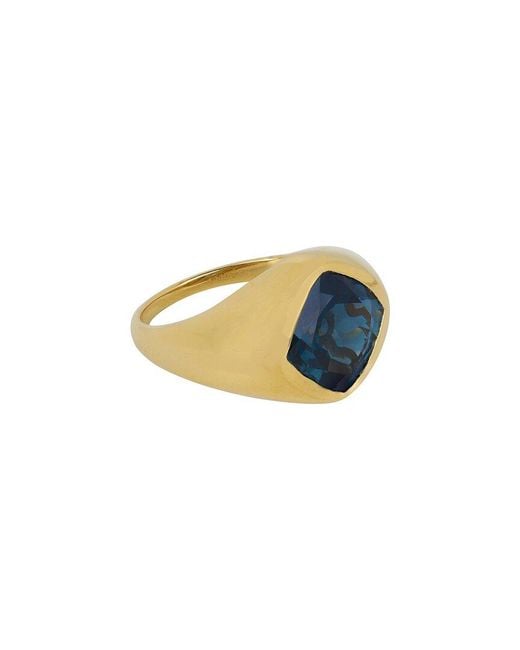 TIRAMISU Blue Over 5.62 Ct. Tw. London Topaz Ring