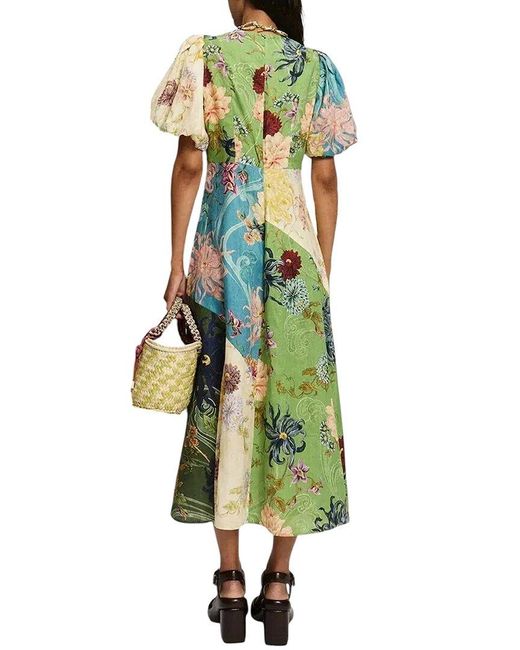 AMINA GLAM Multicolor Midi Dress