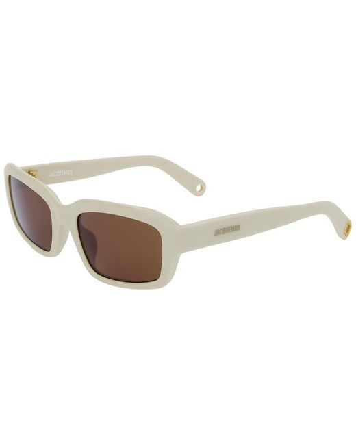 Jacquemus White Jac64 54Mm Sunglasses