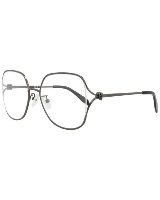 McQueen Metallic 54Mm Optical Frames for men