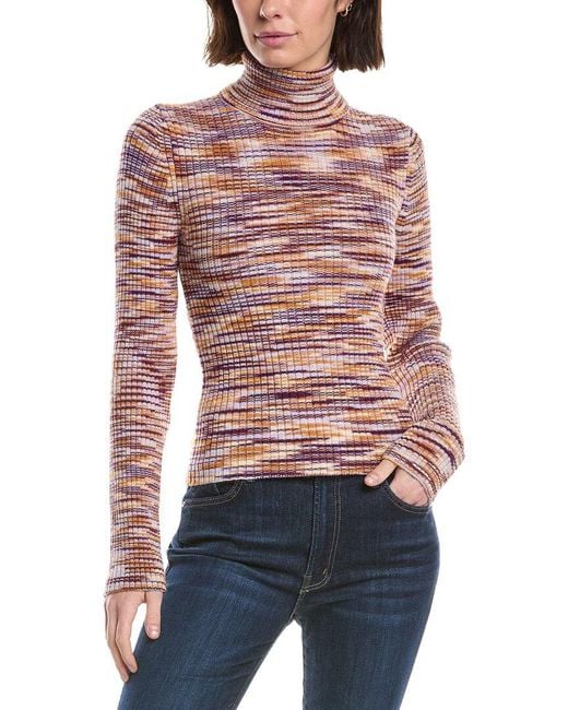 Mother Red The Street Collar Wool & Alpaca-Blend Sweater