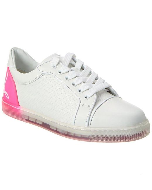 Christian Louboutin White Fun Vieira Leather Sneaker