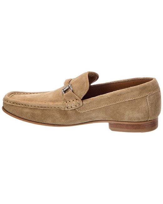 Donald J Pliner Brown Danner Suede Loafer for men