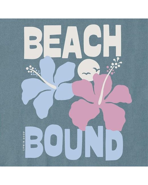Life Is Good. Blue Crusher Boxy Tee