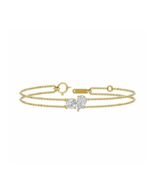 Lab Grown Diamonds White 14K 2.00 Ct. Tw. Lab-Grown Diamond Bracelet