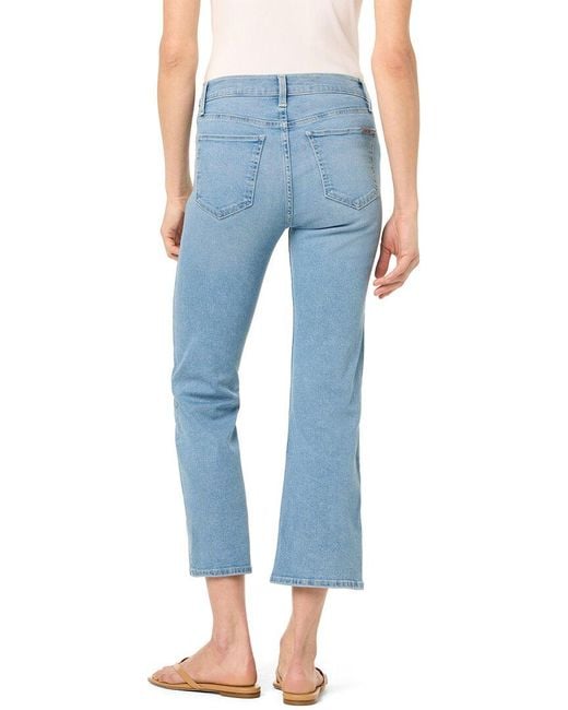 Joe's Jeans Blue High Rise Crop Bootcut Jean