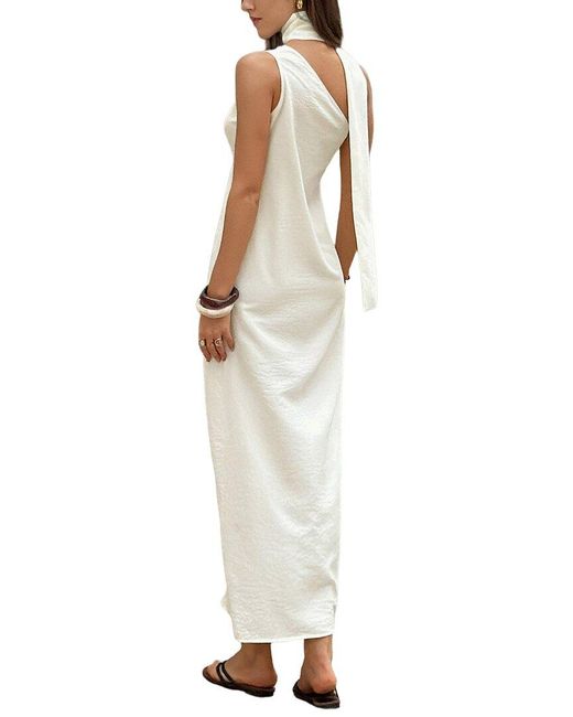 Olivia Taylor White Maxi Dress