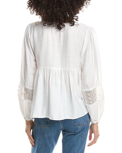 ANNA KAY White Lace Blouse