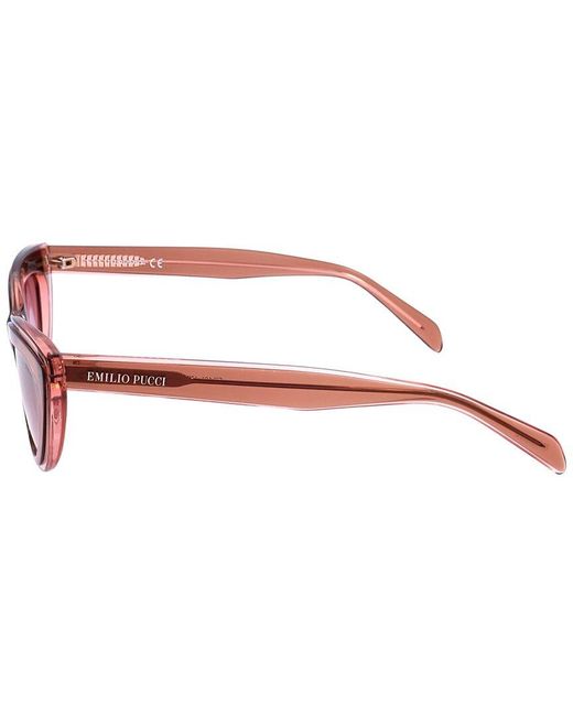 Emilio Pucci Red 53Mm Sunglasses