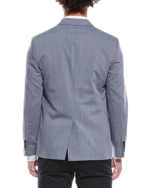 Theory Blue Chambers Soft Tailoring Wool-Blend Blazer for men