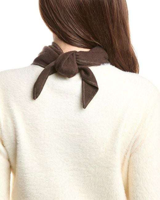 Jacquemus Brown The Cachemiro Cashmere Bandana