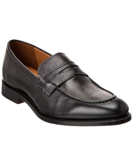Allen Edmonds Black Shelby Leather Loafer for men