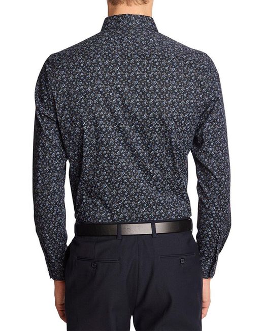 Paisley & Gray Blue Brian Button Down Shirt for men