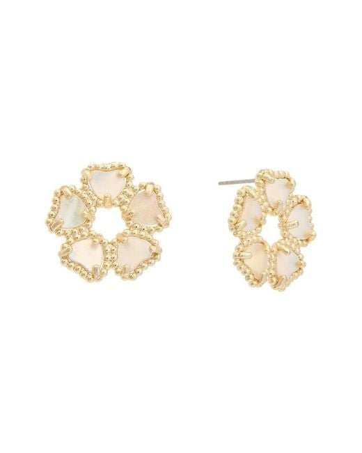 Juvell Metallic 18k Plated Pearl Studs