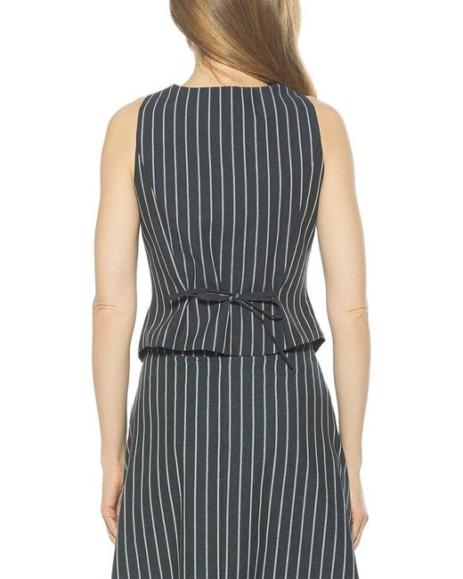 Alexia Admor Blue Liliana Vest Top