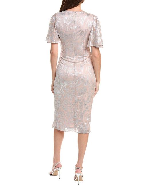 Joseph Ribkoff White Midi Dress