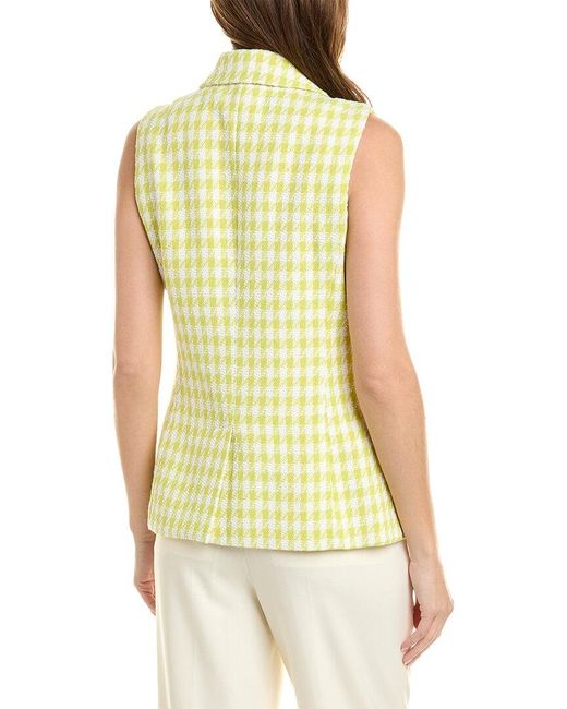 Nanette Lepore Yellow Tweed Blazer Dress