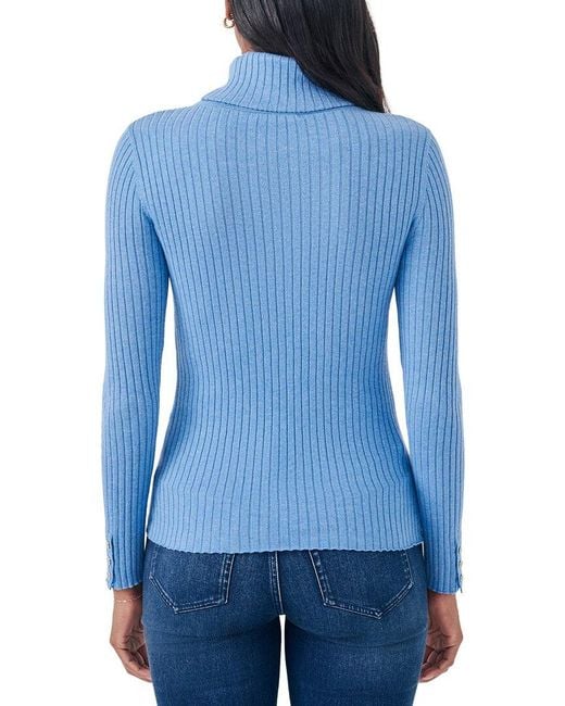 J.McLaughlin Blue Arlette Sweater