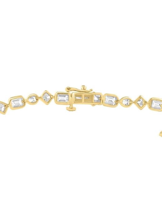 Effy Fine Jewelry Metallic 14K 5.05 Ct. Tw. Lab-Grown Diamond Bracelet