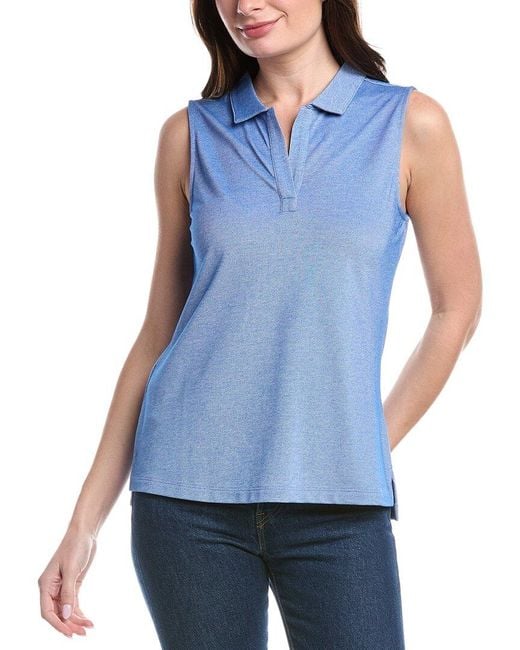 Tommy Bahama Blue Delray Pique Polo Shirt