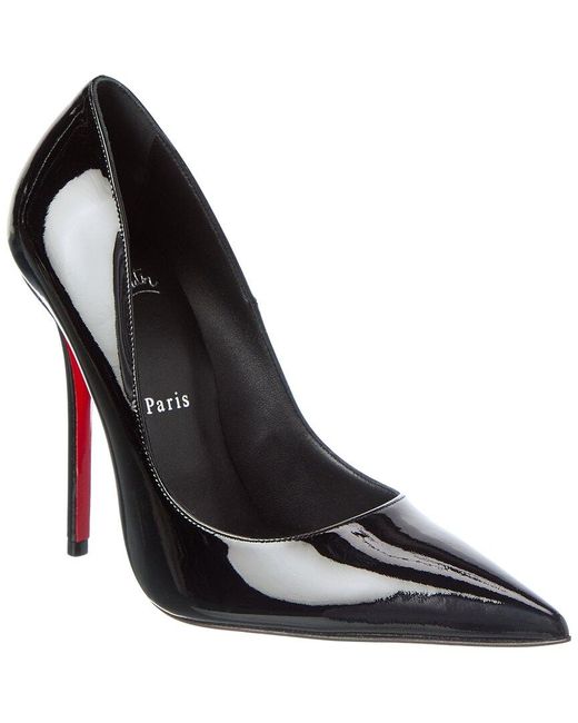 Christian Louboutin Black Miss Z 120 Patent Pump