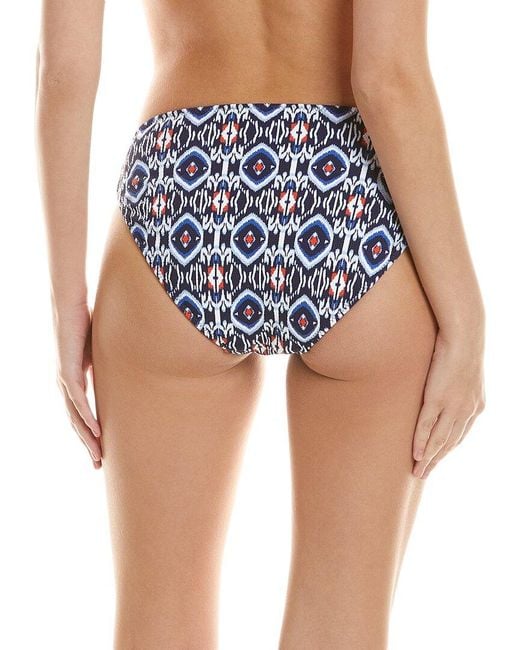 Tommy Bahama Blue Island Cays Ikat Reversible Hipster Bikini Bottom