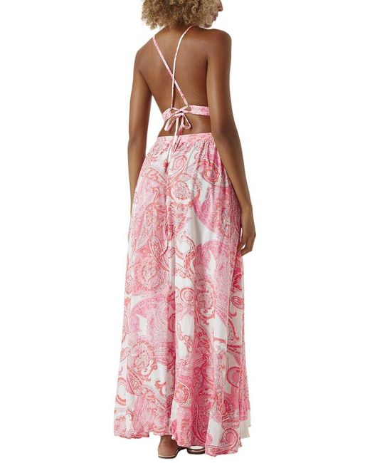 Melissa Odabash Pink Arabella Maxi Dress