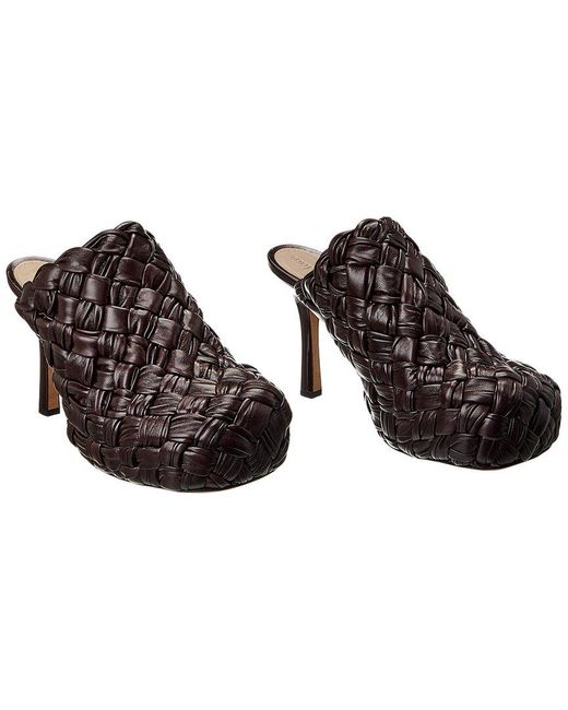 Bottega Veneta Brown The Bold Leather Mule (Authentic Pre-Loved)
