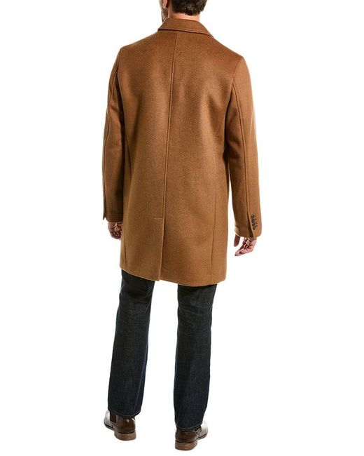 Cole Haan Natural Wool-Blend Coat for men