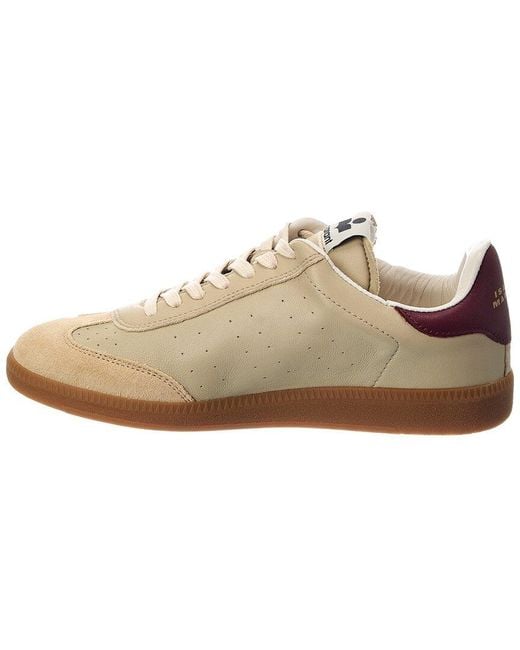 Isabel Marant White Bryce Leather Sneaker