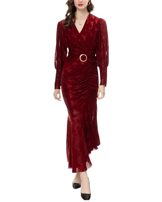 Lanelle Red Maxi Dress