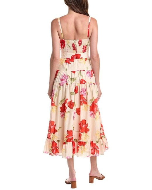 Hutch Red Klea Midi Dress
