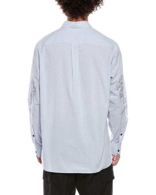 Valentino Blue Dark Blooming Shirt for men