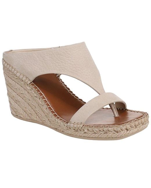 Franco Sarto White L-Farren Leather Espadrille