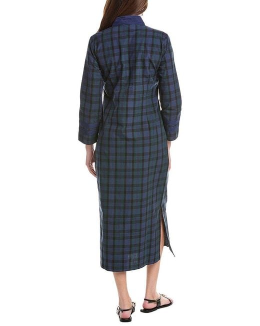 Sail To Sable Blue Tunic Midi Dress