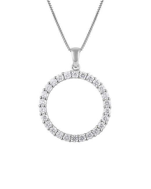 Lab Grown Diamonds Metallic 0.34 Ct. Tw. Lab-Grown Diamond Pendant