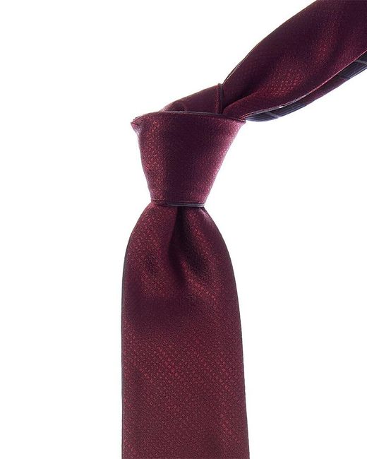 Canali Purple Silk Tie for men
